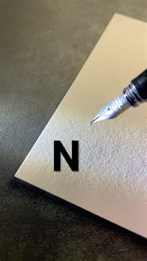 How to sign the letter N? #viral #art #signature