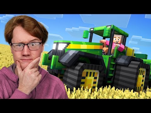 ECHTEN TRAKTOR in Minecraft Create BAUEN...
