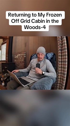 Exploring My Frozen Off Grid Cabin in the Woods