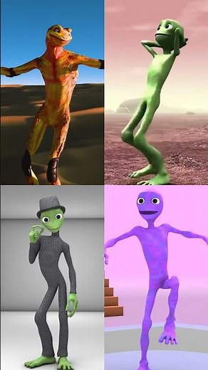 Dame Tu Cosita Alien Dance | All Variation Dame Tu Cosita Music Video