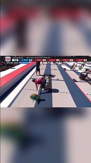 Kara (Webb) Saunders Dominates Squat Clean Ladder — 2016 CrossFit Games