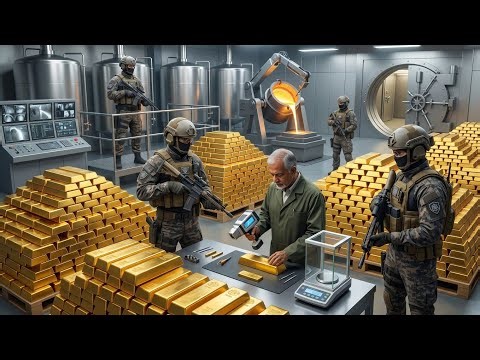 How 24K Gold Is Made 🪙 | Full Refining Process Revealed