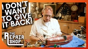 653K views · 20K reactions | Steve Fletcher, expert on all things clockwork, is delighted to get his hands on a rare French toy racing car from the 1920s. The treasured toy has been passed down three generations and owner James would like to continue that tradition. Steve gives the wind-up mechanism a full service and returns the toy that's now raring to go. | The Repair Shop | Facebook