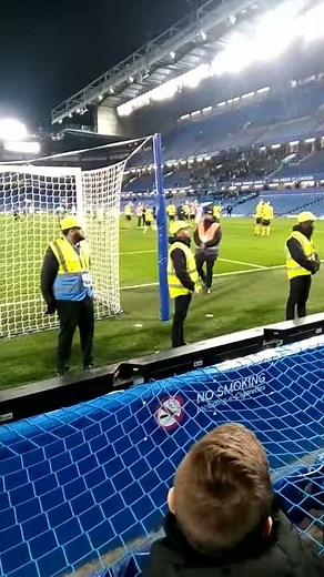 Millwall under 18s F A cup quarter final at Chelsea #millwall