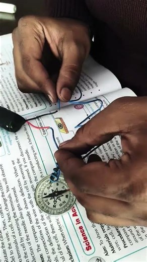 Electromagnetic Effect Explained with Compass – Simple Demonstration | #science #physics #experiment