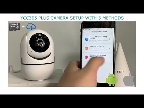 YCC365 Plus Indoor home Security 1080p IP Camera 3 Simple Ways Setup