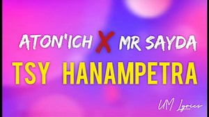 Mr Sayda ft. Aton'Ich - Tsy hanampetra Lyrics vidéo 👉https://youtu.be/Do26fBX9rCg Aparitao ary rah tianao | Ciné Passions