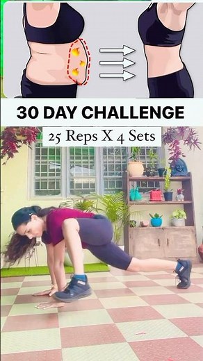 30 Day Abs Challenge 🔥 Lose Belly Fat at Home (No Equipment)