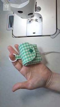Quick and Easy sewing tips/ Wireless Earbuds Pouch with Charging Hole