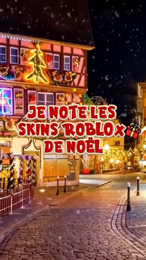 JE NOTE LES SKINS ROBLOX DE NOËL 🎅 #roblox #shorts #short #skinroblox #france