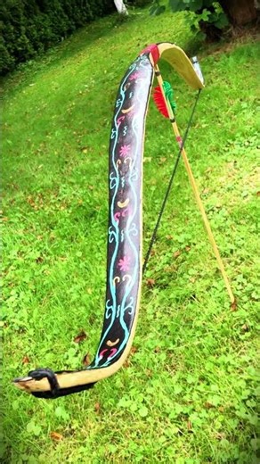 I Made an Elven Bow!🧝🏹#recurvebow #craft #lordoftherings