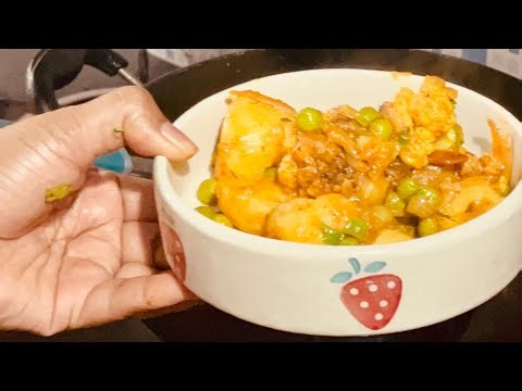 Aloo Gobi Recipe | Dhaba Style Aloo Phool Gobi Sabzi | Easy Cauliflower Potato Curry 🥔🥦