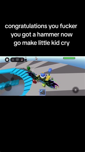 Tutorial how to get the blue hammer in nds #roblox #tutorial #funny #helpiminthebanlandstill okay???