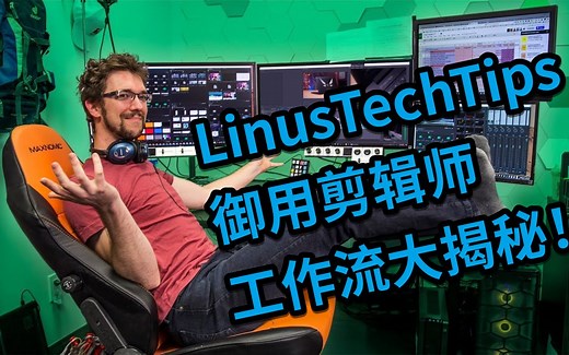 【Pr教程/生肉】LTT聘用剪辑师展示剪辑视频全过程