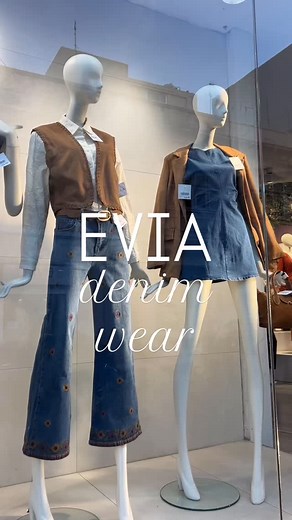 A huge selection of denim wear has just arrived at EVIA, sizes starting from XS up to XXL 🤍 Mini dresses, long dresses, denim pants, skirts & skorts, denim shirts & jackets & so much more! More styles in-store, not just these on video ✨ And what do we think of the denim maxi flare skirt at the end of the video? Shop from EVIA in Raħal Ġdid and EVIA Birkirkara 🛍️ #style #fashion #malta #ootd #eviamalta | EVIA