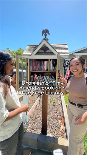 Little free library book drop off! 📚 #littlefreelibrary #bayareaauthor
