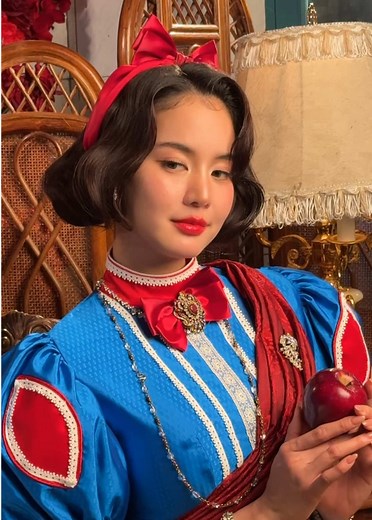 เบื้องหลังSnow White พี่โบว์เมลดา #snowwhite #bowmaylada #สโนว์ไวท์ #โบว์เมลดา Thai Snow White 🍎@bow_maylada 🍎 Clothing design by me Photo @siaoraya Makeup @homeless_makeupb Hair @paapo.tae Stylist @kankornpatch @wiset.official Video @gon.jee My assistant @somtuay____