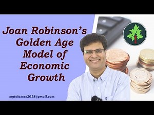Joan Robinson's Golden Age Model of Economic Growth in Hindi