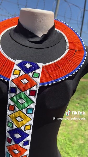 Ndebele Neckpiece: Traditional Beadwork from South Africa