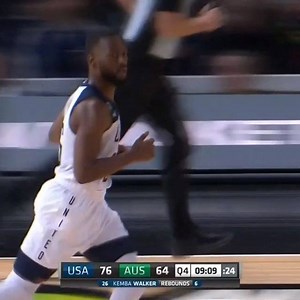 1.6M views · 18K reactions | USA Basketball defeated Basketball Australia, 102-86, in the first exhibition game in Melbourne, Australia! Check out the TOP PLAYS from the game! #USAGotGame #FIBAWC Kemba Walker 23 PTS Myles Turner 15 PTS, 14 REB Donovan Mitchell 13 PTS, 3 AST Patrick Mills 19 PTS | NBA | Facebook
