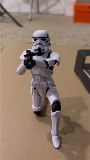 Posing the Black Series Stormtrooper! #starwars #stormtrooper