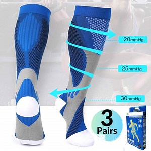😍 Reduce Swelling & Relieve Pain! ✅ GET 3 PAIRS for the PRICE of ONE! ✅ 70% OFF TODAY FREE SHIPPING Get Yours Here - http://bit.ly/SGathleticcompressionsocks | Squeeze Gear