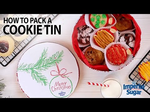 How to Pack a Christmas Cookie Tin