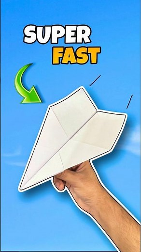 How to make fastest paper plane fly far