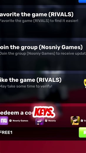 ALL WORKING CODS TO ROBLOX RIVLS IN DECEMBER 2025#gaming #rivals #shorts