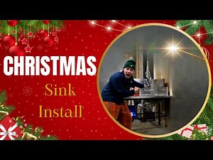 How to Install a commercial kitchen faucet, wall mount kitchen sink