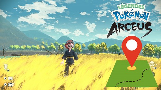 Interactive map Pokémon Legends Arceus: an important tool for your adventure