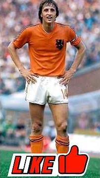 ⚽Football Legends: JOHAN CRUYFF / Player for Ajax, Barcelona and the Netherlands #johancruyff