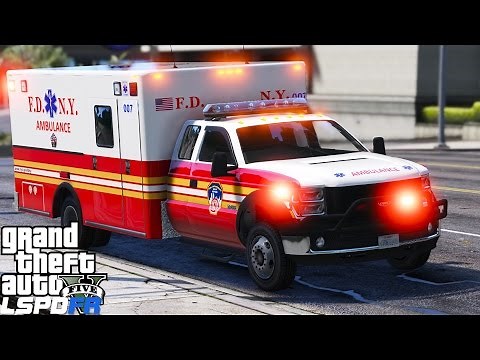 GTA 5 LSPDFR EMS Mod #1 | Playing As A Paramedic Mod |FDNY Ambulance| Alpha Testing Agency Callouts
