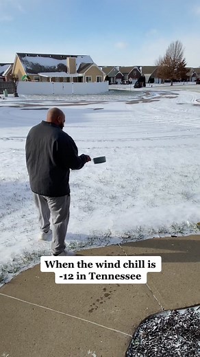 Cold Weather Boiling Water Challenge in Tennessee