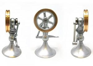 Awesome desktop mechanical Treadle engine