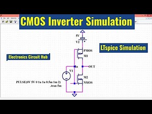 LTSpice CMOS Inverter Simulation