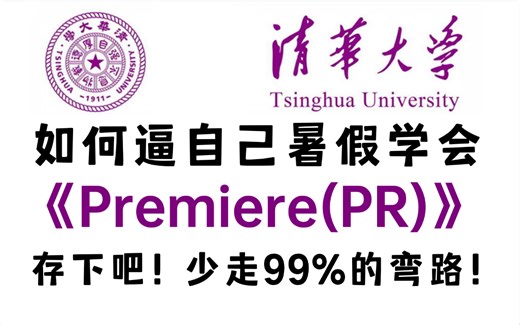 【PR教程】100集（全）从零开始学视频剪辑（暑假自学影视后期|新手入门实用版）