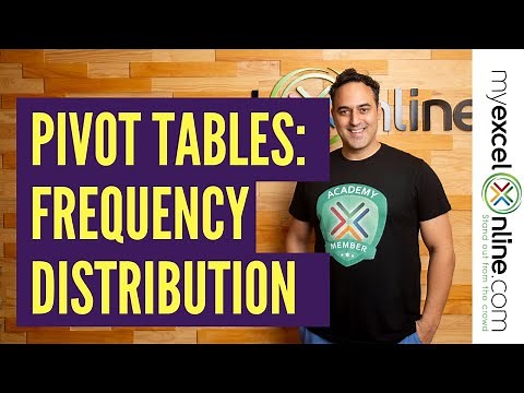 Pivot Table Excel Tutorial - Frequency Distribution