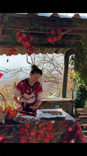 Part 2. Pistachio Baklava 💚🍯, Melomakarona & Homemade Raffaello – Holiday Dessert Heaven! 🎄✨ Village life and festive traditions come together as we prepare a table full of classic holiday sweets, blending rich flavors, handmade techniques, and the warmth of family celebrations in the countryside. 🏡🎄 In this video: 🥧 Making golden pistachio baklava soaked in fragrant syrup 🍪 Preparing traditional melomakarona the old way 🥥 Creating homemade Raffaello sweets for the holidays #AlbanianVill