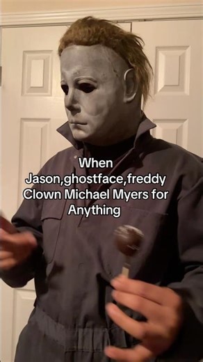 Cake pop demon hunter is wild 😂 #michaelmyers #viral #shorts