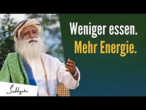 Eat less, live better – 4 tips from Sadhguru
