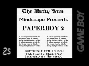 Paperboy 2 (Game Boy) - playthrough