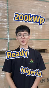 9.8K views · 142 reactions | 200kw solar panel are ready ship to Nigeria this week #solarsystem #nigeria | Mars Solar Power System Manufacturer | Facebook