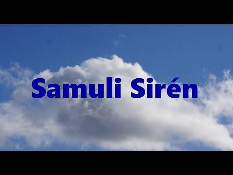 Yksin en kulje (Samuli Sirén)