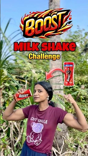 Boost milk shake challenge #shorts #short