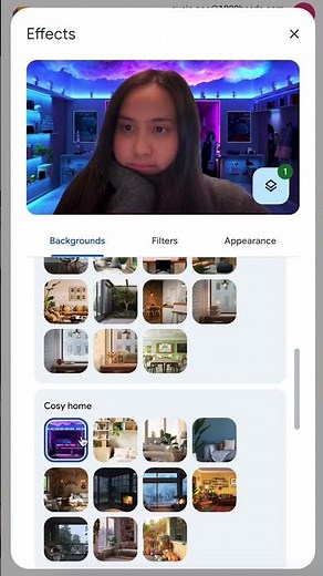 Customize your Google Meet background to enhance focus and reduce distractions 💡 #Shorts