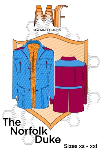 Duke Norfolk Jacket Sewing Pattern - Etsy Canada