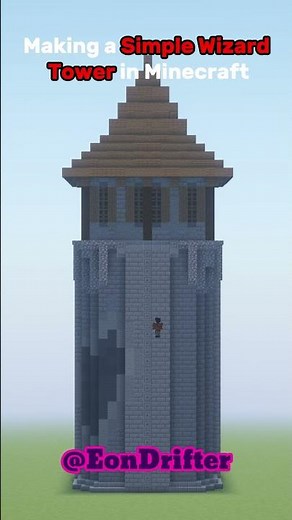 How I made a simple Wizard Tower/Watchtower in Minecraft