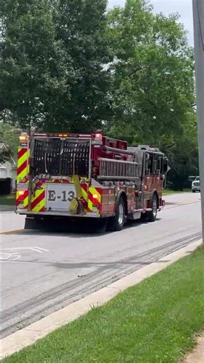 *Powercall Q Airhorn* Baltimore County Fire Department Engine 13 Responding to a Gas Leak 06-22-25