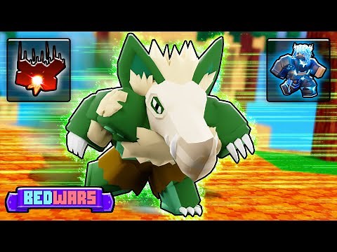 Crocowolf Kit + Light Step + Elektra's Favor = SUPER SPEED! (Roblox Bedwars)